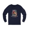 Unisex Jersey Long Sleeve Tee with Unique Capybara Design – Comfortable and Stylish Top