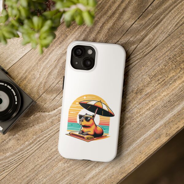 Tough Phone Case with Capybara Design – Durable Protection with Adorable Style