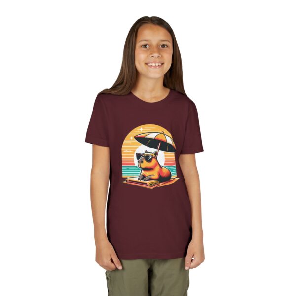 Youth Short Sleeve Tee with Cute Capybara Design – Soft, Fun, and Perfect for Everyday Wear