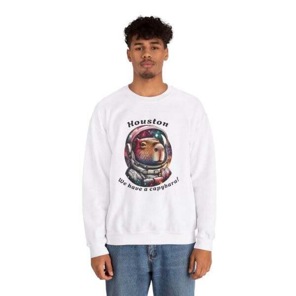 Unisex Heavy Blend™ Crewneck Sweatshirt with Cute Capybara Design – Embrace Comfort Every Day