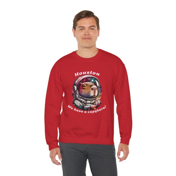 Unisex Heavy Blend™ Crewneck Sweatshirt with Cute Capybara Design – Embrace Comfort Every Day