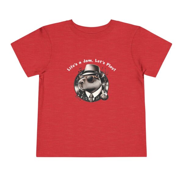 Toddler Short Sleeve Tee with Adorable Capybara Design – Soft, Fun, and Perfect for Everyday Play
