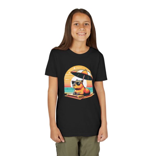 Youth Short Sleeve Tee with Cute Capybara Design – Soft, Fun, and Perfect for Everyday Wear