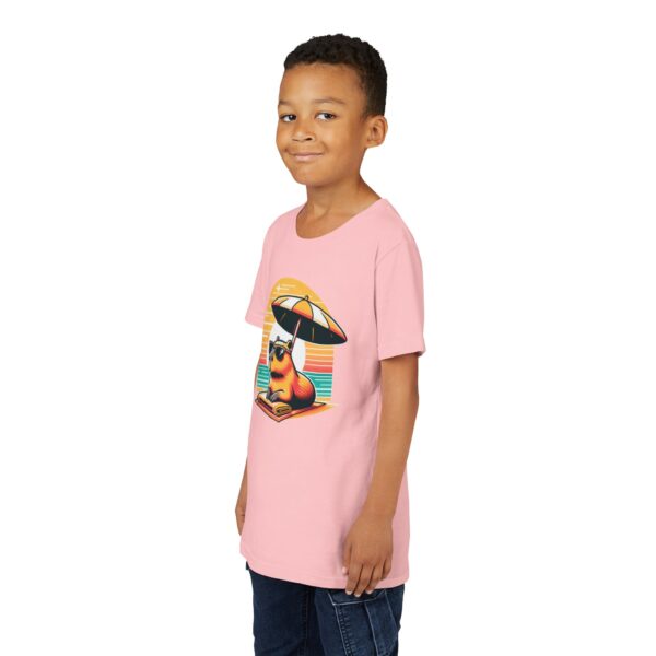 Youth Short Sleeve Tee with Cute Capybara Design – Soft, Fun, and Perfect for Everyday Wear