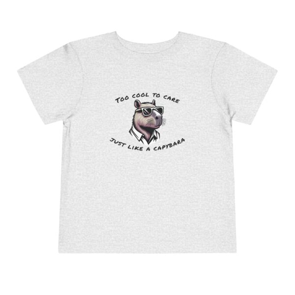 Toddler Short Sleeve Tee with Adorable Capybara Design – Soft, Fun, and Perfect for Everyday Play