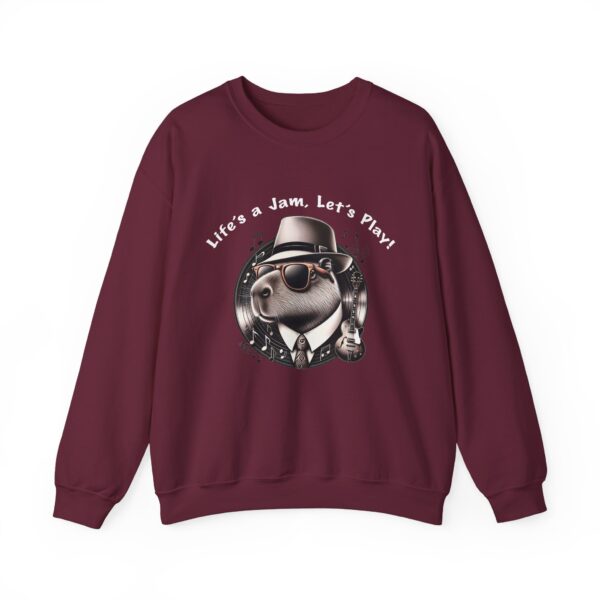 Unisex Heavy Blend™ Crewneck Sweatshirt with Cute Capybara Design – Embrace Comfort Every Day