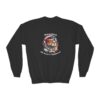 Youth Crewneck Sweatshirt with Adorable Capybara Design – Cozy and Fun for Everyday Wear