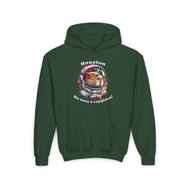Youth Heavy Blend Hooded Sweatshirt with Cute Capybara Design – Warm, Cozy, and Perfect for Kids