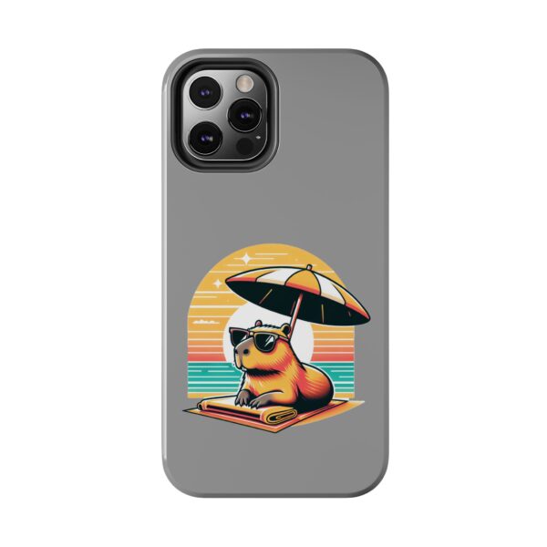 Tough Phone Case with Capybara Design – Durable Protection with Adorable Style