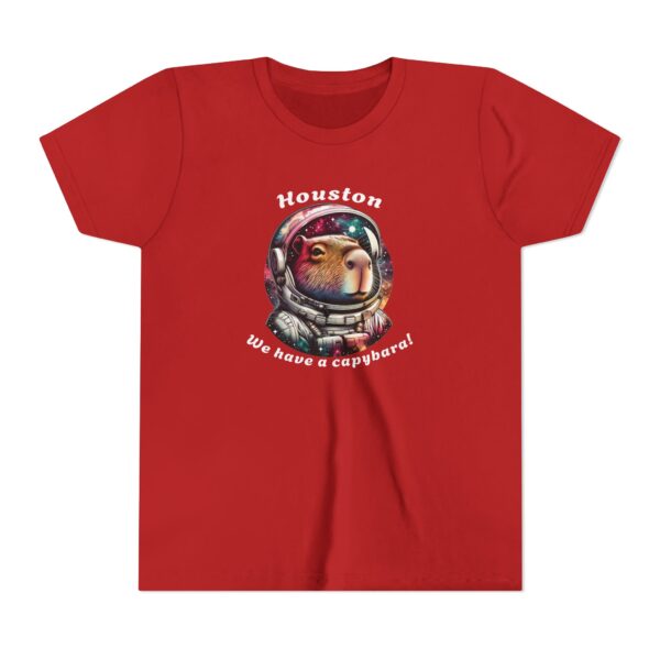 Youth Short Sleeve Tee with Cute Capybara Design – Soft, Fun, and Perfect for Everyday Wear