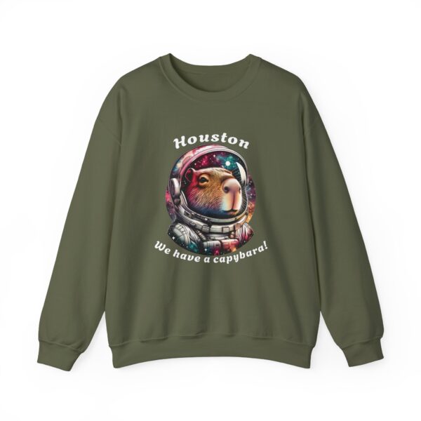 Unisex Heavy Blend™ Crewneck Sweatshirt with Cute Capybara Design – Embrace Comfort Every Day
