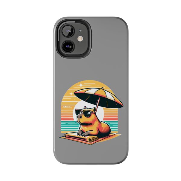 Tough Phone Case with Capybara Design – Durable Protection with Adorable Style