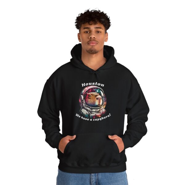 Unisex Heavy Blend™ Hooded Sweatshirt with Cute Capybara Design – Warm and Stylish Hoodie