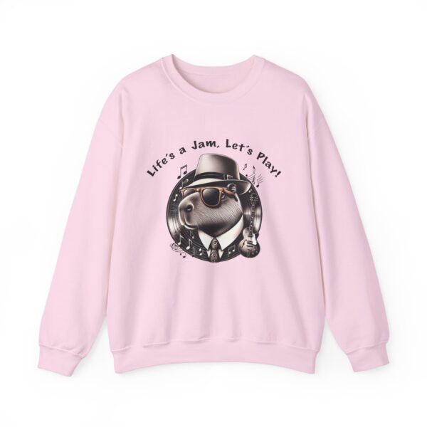 Unisex Heavy Blend™ Crewneck Sweatshirt with Cute Capybara Design – Embrace Comfort Every Day