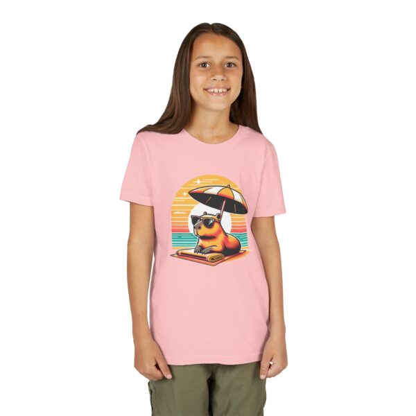 Youth Short Sleeve Tee with Cute Capybara Design – Soft, Fun, and Perfect for Everyday Wear