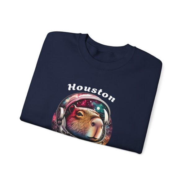 Unisex Heavy Blend™ Crewneck Sweatshirt with Cute Capybara Design – Embrace Comfort Every Day