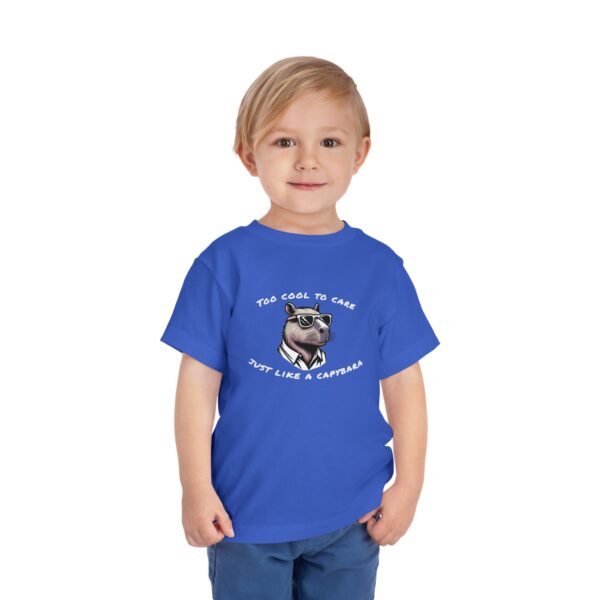 Toddler Short Sleeve Tee with Adorable Capybara Design – Soft, Fun, and Perfect for Everyday Play