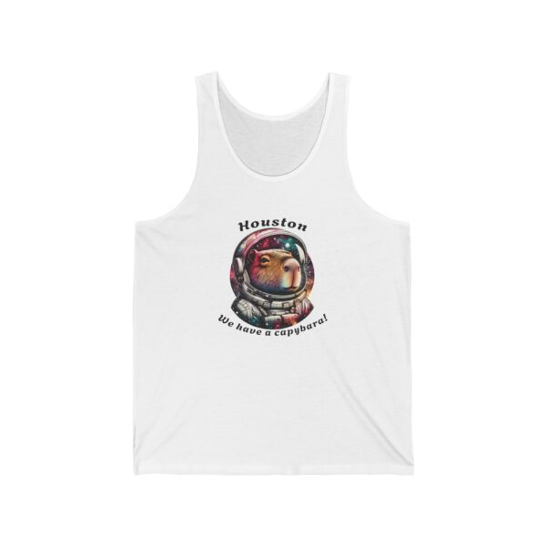 Unisex Jersey Tank Top with Cute Capybara Design – Perfect for Summer Style