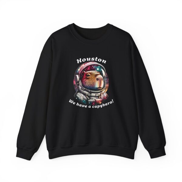 Unisex Heavy Blend™ Crewneck Sweatshirt with Cute Capybara Design – Embrace Comfort Every Day