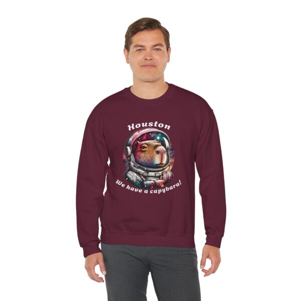 Unisex Heavy Blend™ Crewneck Sweatshirt with Cute Capybara Design – Embrace Comfort Every Day