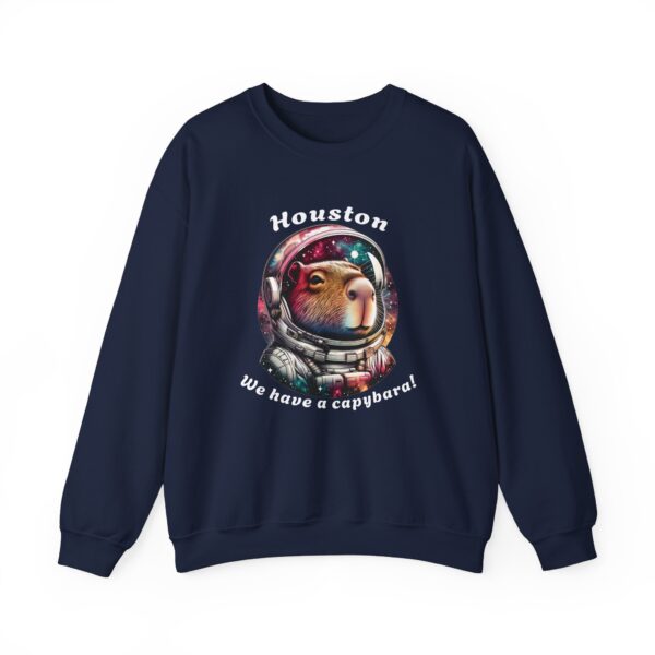 Unisex Heavy Blend™ Crewneck Sweatshirt with Cute Capybara Design – Embrace Comfort Every Day