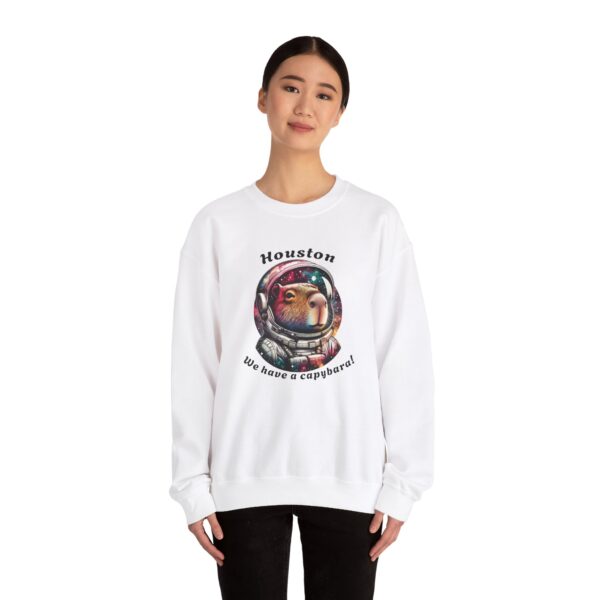 Unisex Heavy Blend™ Crewneck Sweatshirt with Cute Capybara Design – Embrace Comfort Every Day