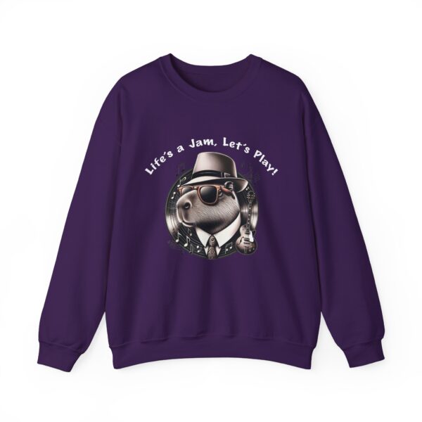 Unisex Heavy Blend™ Crewneck Sweatshirt with Cute Capybara Design – Embrace Comfort Every Day