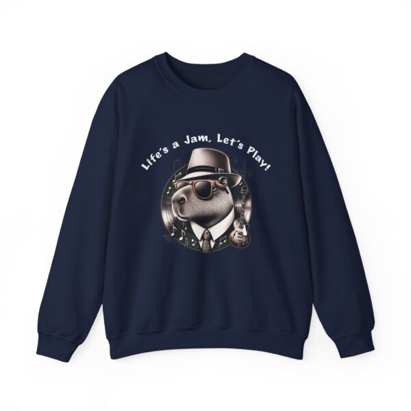 Unisex Heavy Blend™ Crewneck Sweatshirt with Cute Capybara Design – Embrace Comfort Every Day