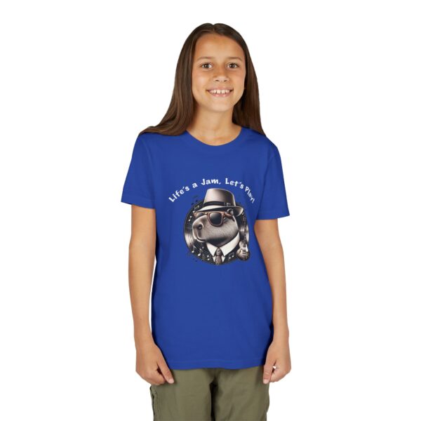 Youth Short Sleeve Tee with Cute Capybara Design – Soft, Fun, and Perfect for Everyday Wear