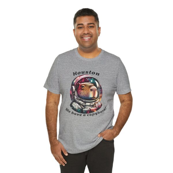 Unisex Jersey Short Sleeve Tee with Adorable Capybara Design – Soft and Stylish T-Shirt