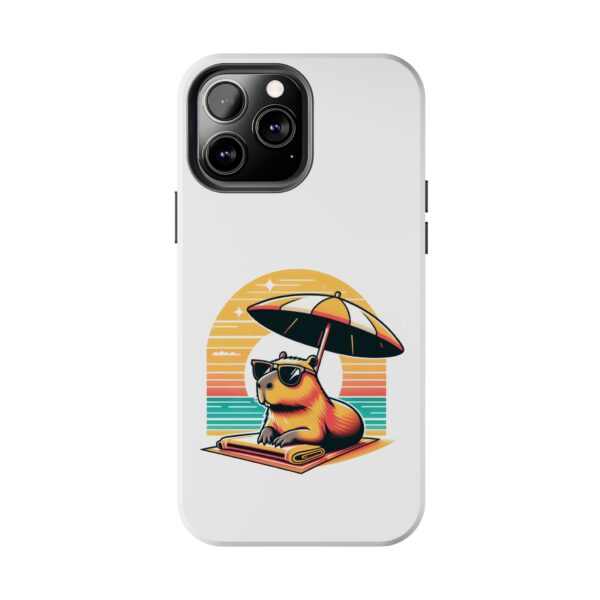 Tough Phone Case with Capybara Design – Durable Protection with Adorable Style