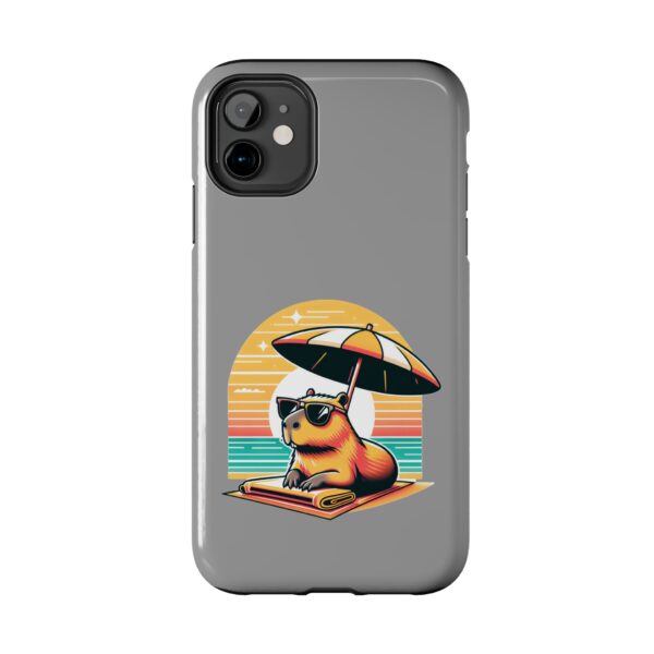 Tough Phone Case with Capybara Design – Durable Protection with Adorable Style