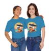 Unisex Jersey Short Sleeve Tee with Adorable Capybara Design – Soft and Stylish T-Shirt