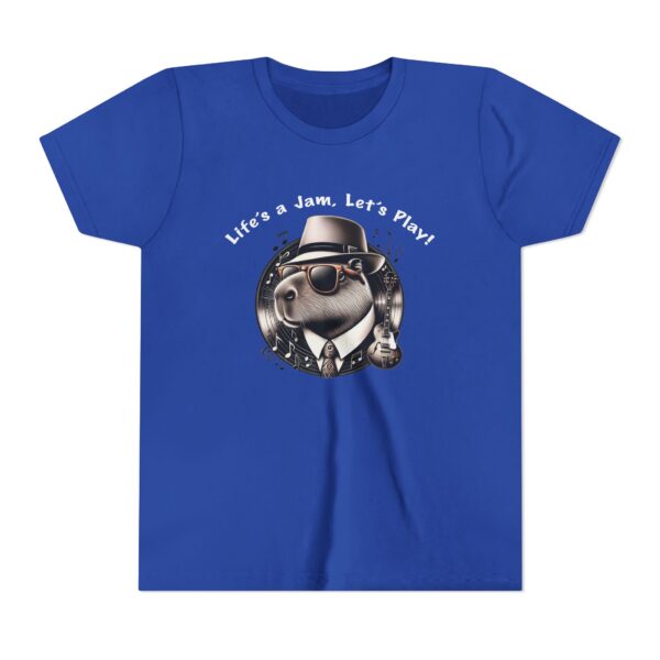 Youth Short Sleeve Tee with Cute Capybara Design – Soft, Fun, and Perfect for Everyday Wear
