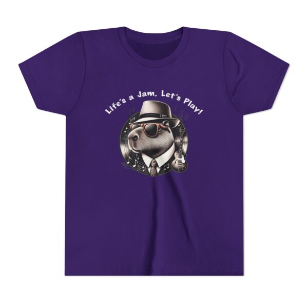 Youth Short Sleeve Tee with Cute Capybara Design – Soft, Fun, and Perfect for Everyday Wear