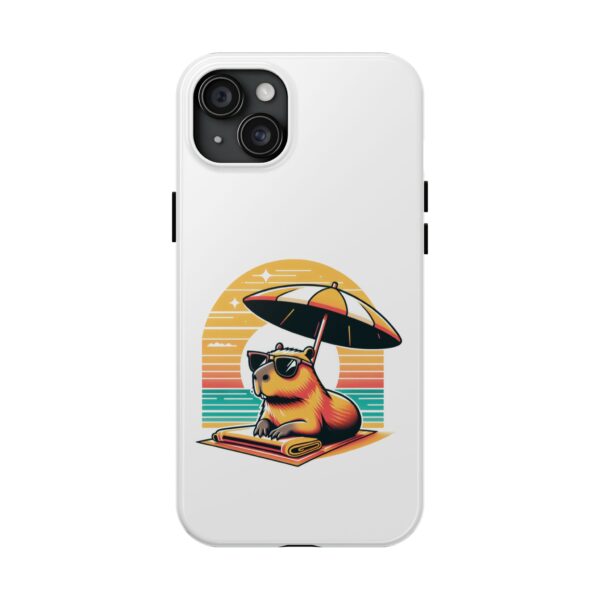 Tough Phone Case with Capybara Design – Durable Protection with Adorable Style