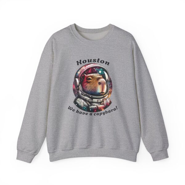 Unisex Heavy Blend™ Crewneck Sweatshirt with Cute Capybara Design – Embrace Comfort Every Day