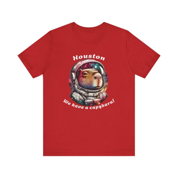 Unisex Jersey Short Sleeve Tee with Adorable Capybara Design – Soft and Stylish T-Shirt