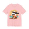 Unisex Jersey Short Sleeve Tee with Adorable Capybara Design – Soft and Stylish T-Shirt