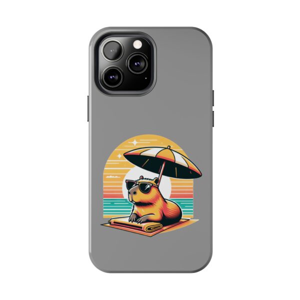Tough Phone Case with Capybara Design – Durable Protection with Adorable Style