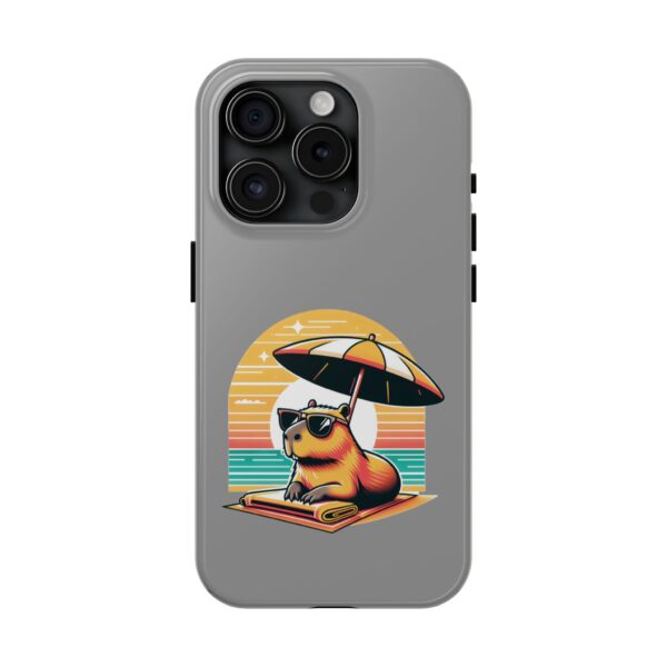 Tough Phone Case with Capybara Design – Durable Protection with Adorable Style