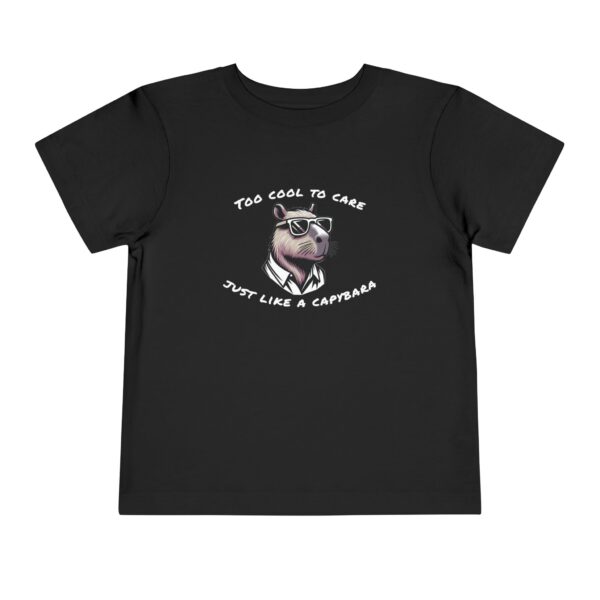 Toddler Short Sleeve Tee with Adorable Capybara Design – Soft, Fun, and Perfect for Everyday Play