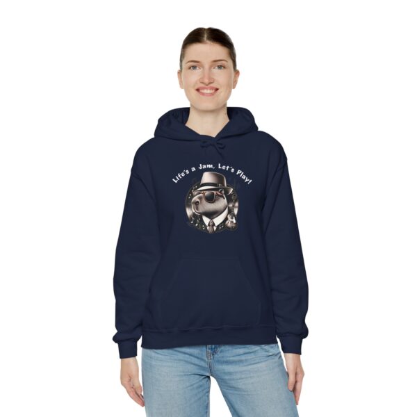 Unisex Heavy Blend™ Hooded Sweatshirt with Cute Capybara Design – Warm and Stylish Hoodie
