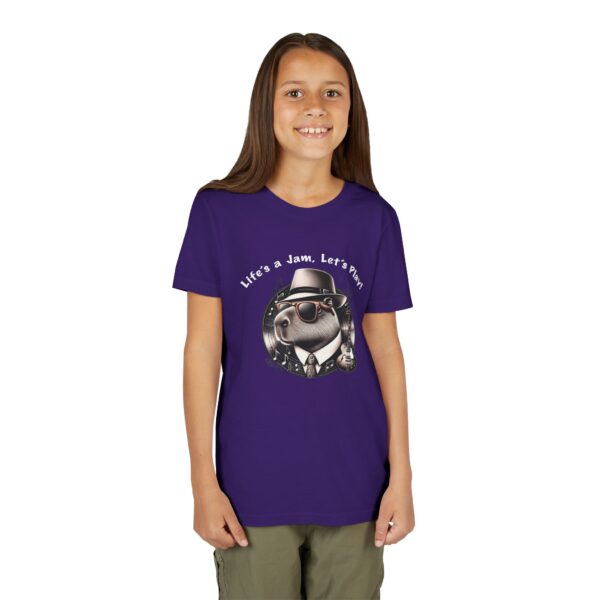 Youth Short Sleeve Tee with Cute Capybara Design – Soft, Fun, and Perfect for Everyday Wear