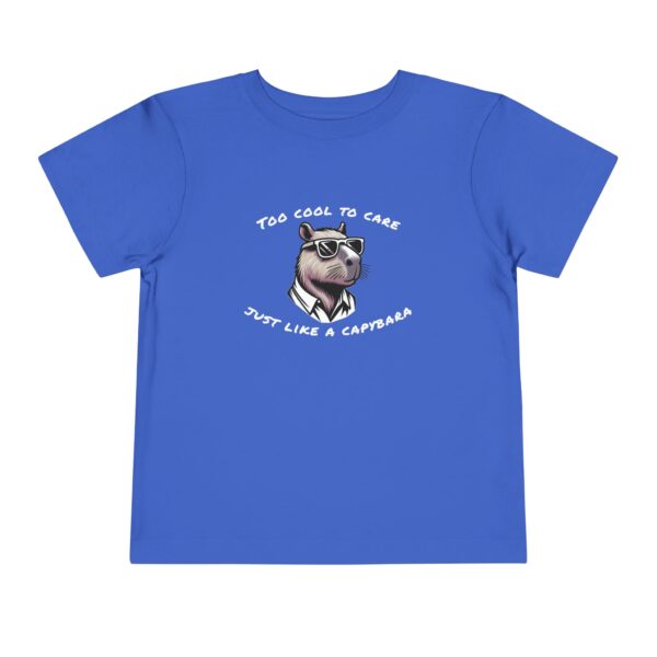 Toddler Short Sleeve Tee with Adorable Capybara Design – Soft, Fun, and Perfect for Everyday Play