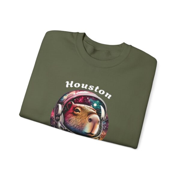 Unisex Heavy Blend™ Crewneck Sweatshirt with Cute Capybara Design – Embrace Comfort Every Day