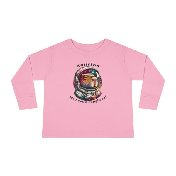 Toddler Long Sleeve Tee with Adorable Capybara Design – Soft, Warm, and Fun for Everyday Wear