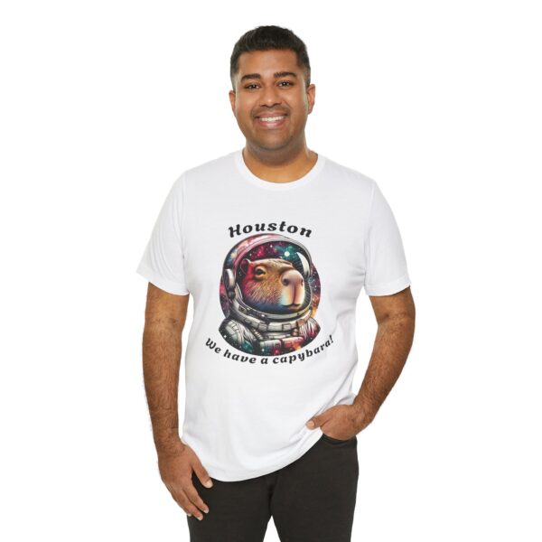 Unisex Jersey Short Sleeve Tee with Adorable Capybara Design – Soft and Stylish T-Shirt