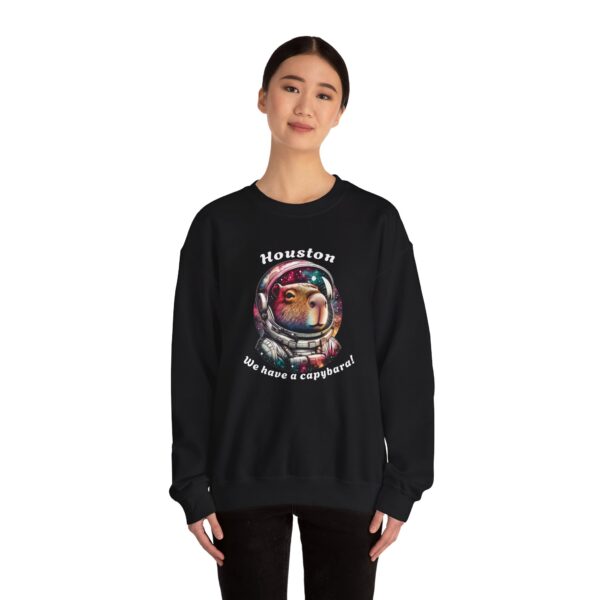 Unisex Heavy Blend™ Crewneck Sweatshirt with Cute Capybara Design – Embrace Comfort Every Day