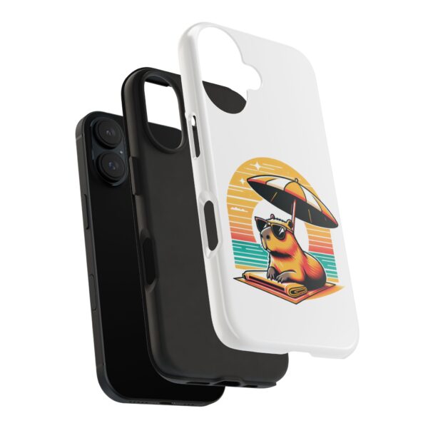 Tough Phone Case with Capybara Design – Durable Protection with Adorable Style